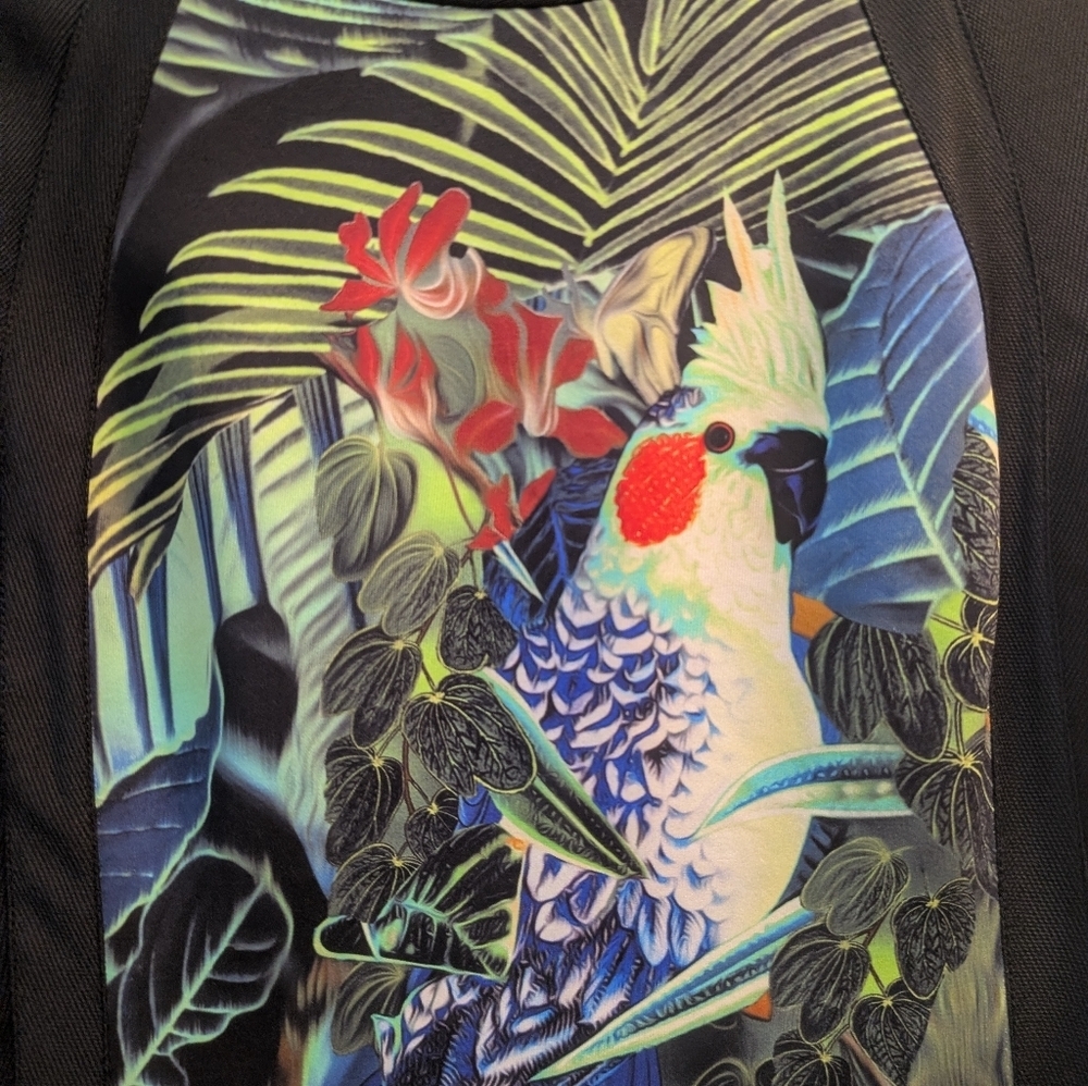 Authentic Roberto Cavalli Flora & Fauna Tropical Print Sheath Dress - Picture 8 of 12